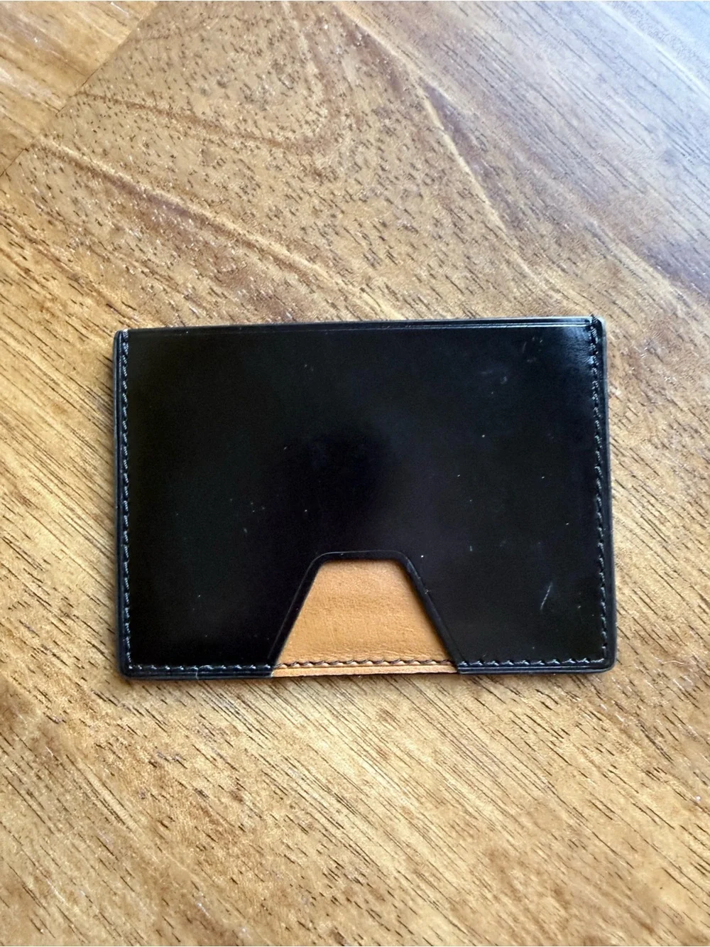 Helena Tan Leather Card & Key Holder